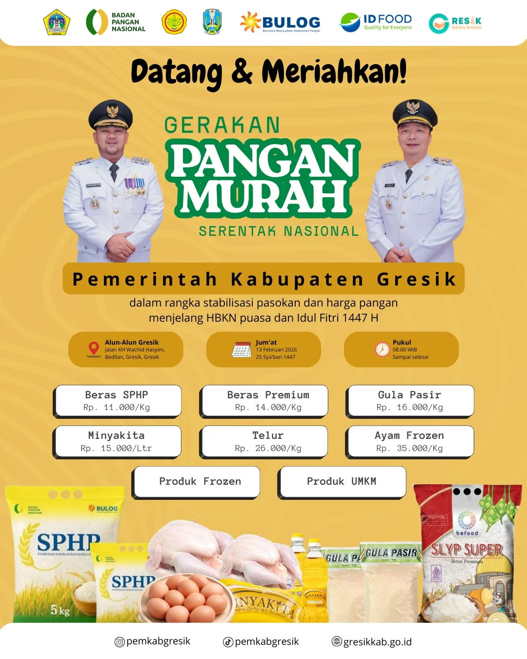 Gerakan Pangan Murah Serentak Nasional